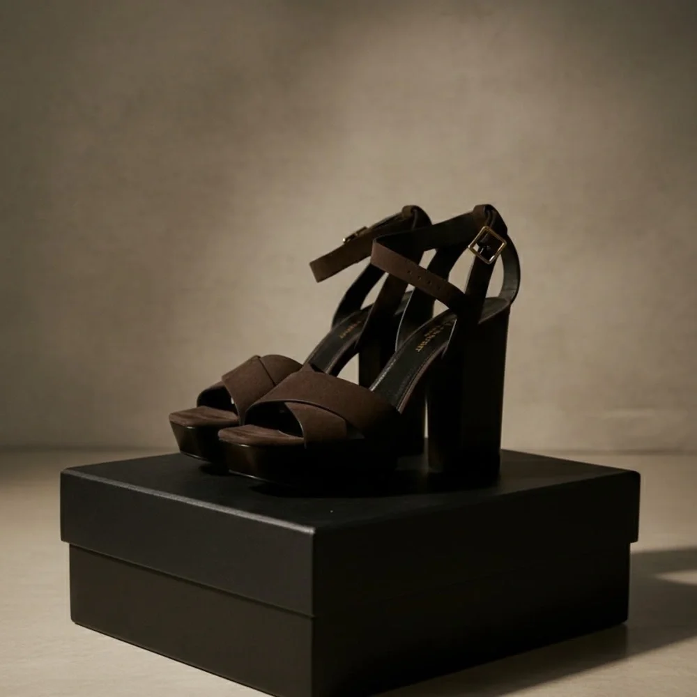 Chic Brown Heels for Women - Picture 3 of 3